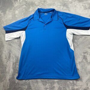 Tri-Mountain Performance Short Sleeve Polo Shirt Men's Size Large
